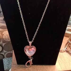 Cato Silver Heart Pendant Necklace
